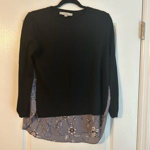 Loft size medium mixed material sweater